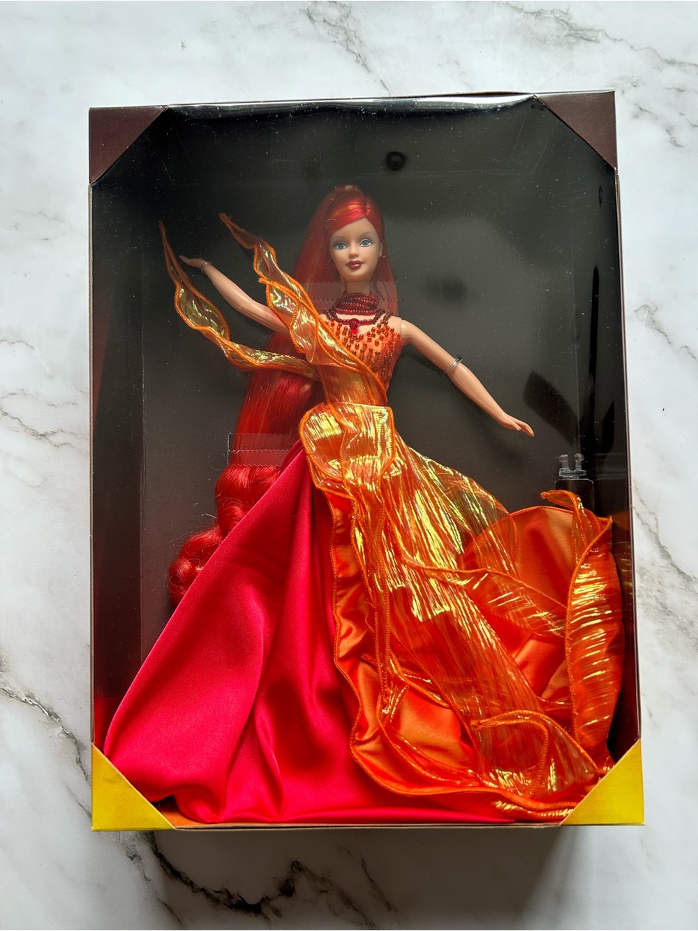 Limited Edition Essence Of Nature Collection Dancing Fire Barbie Doll #26327